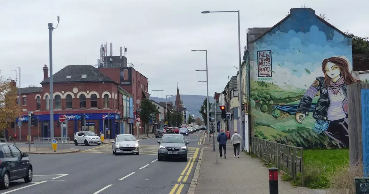 Live as police close Newtownards Road in East Belfast following collision