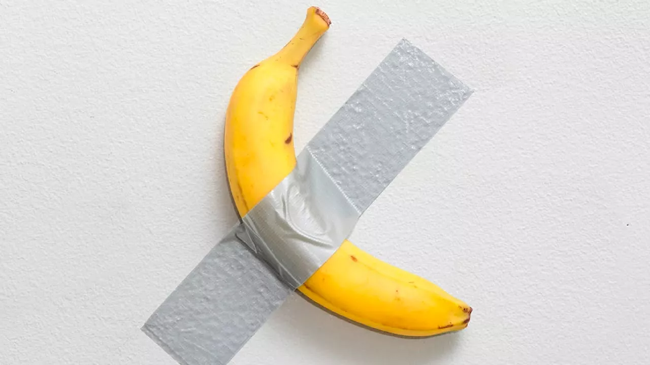 Banane an die Wand geklebt: Diese Kunst könnte 1,5 Mio. wert sein