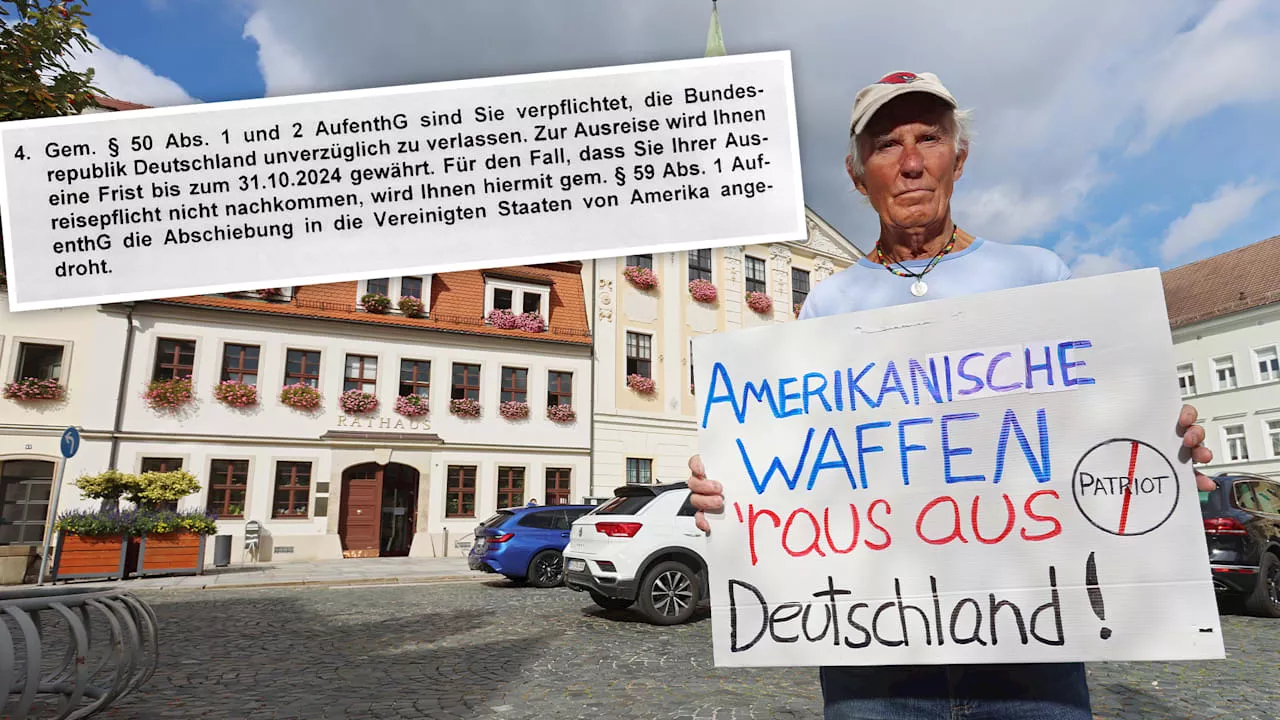 Militanter Protest: US-Opa Dennis (82) soll abgeschoben werden