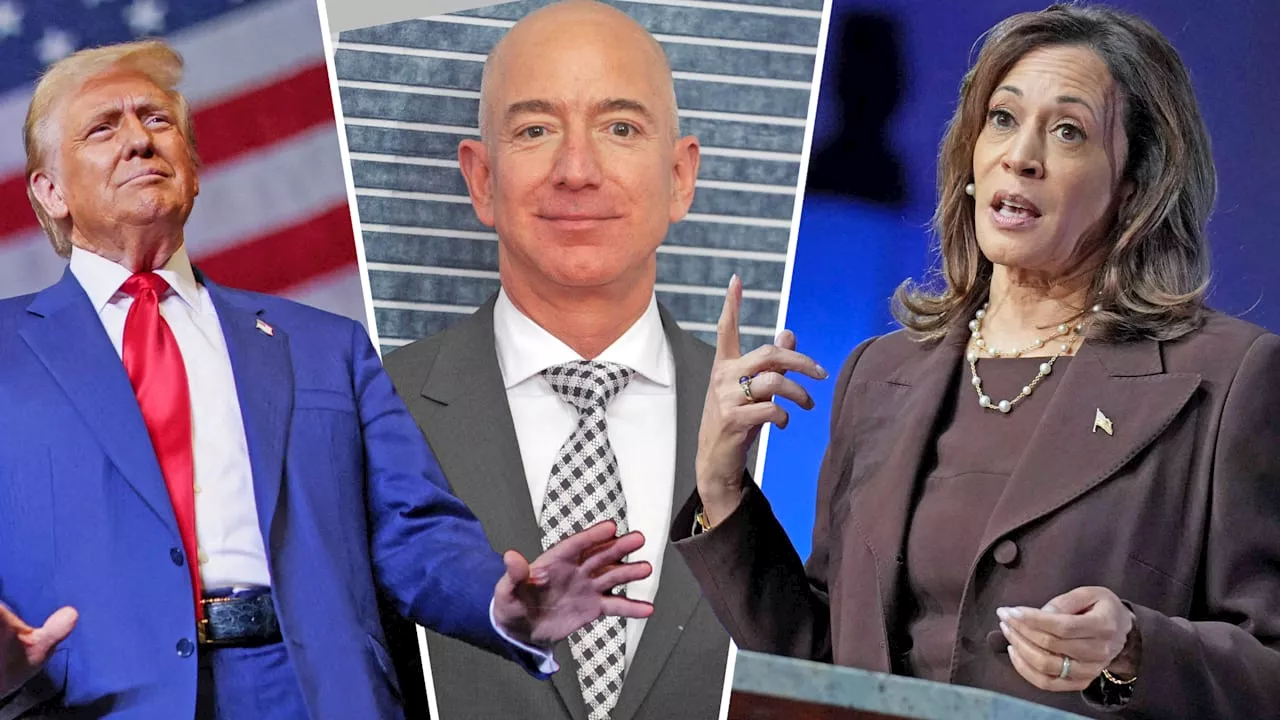 Zoff um die US-Wahl: Hat Jeff Bezos Harris-Wahlempfehlung verhindert?