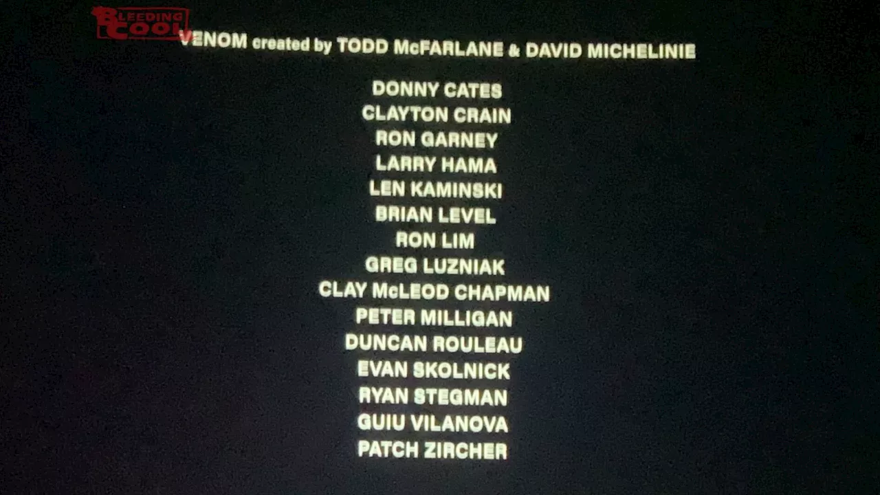 The Comic Book Creators Thanked In Venom: The Last Dance Credits