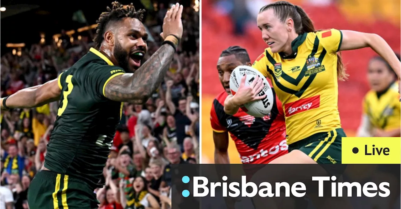 Live updates, Test rugby league: Kangaroos, Jillaroos go head-to-head with New Zealand