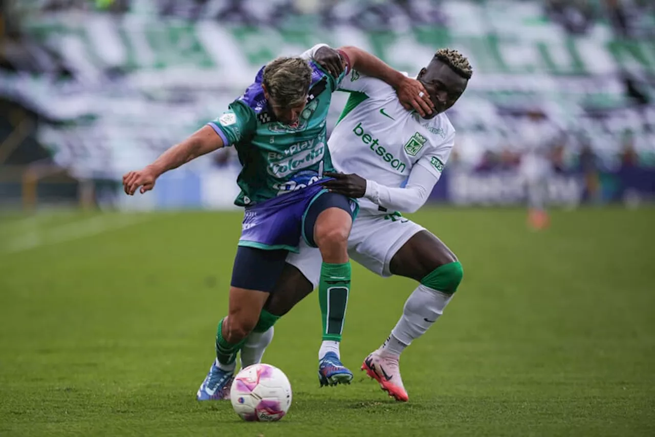 Atlético Nacional, con un jugador menos en cancha, vence a Fortaleza en El Campín