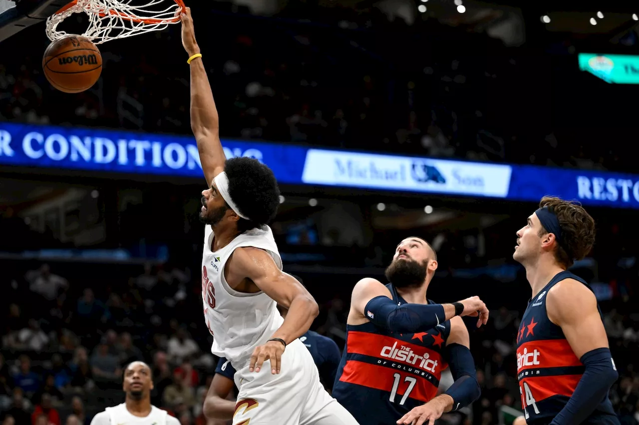 Cavs, Donovan Mitchell erupt in second half to stay perfect with 135-116 rout against Wizards