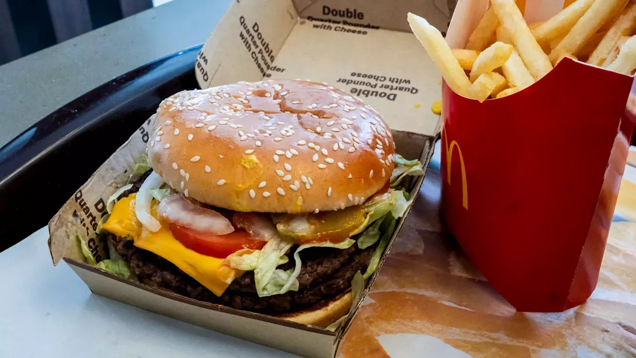 McDonald's Quarter Pounder burgers to return to restaurants affected by