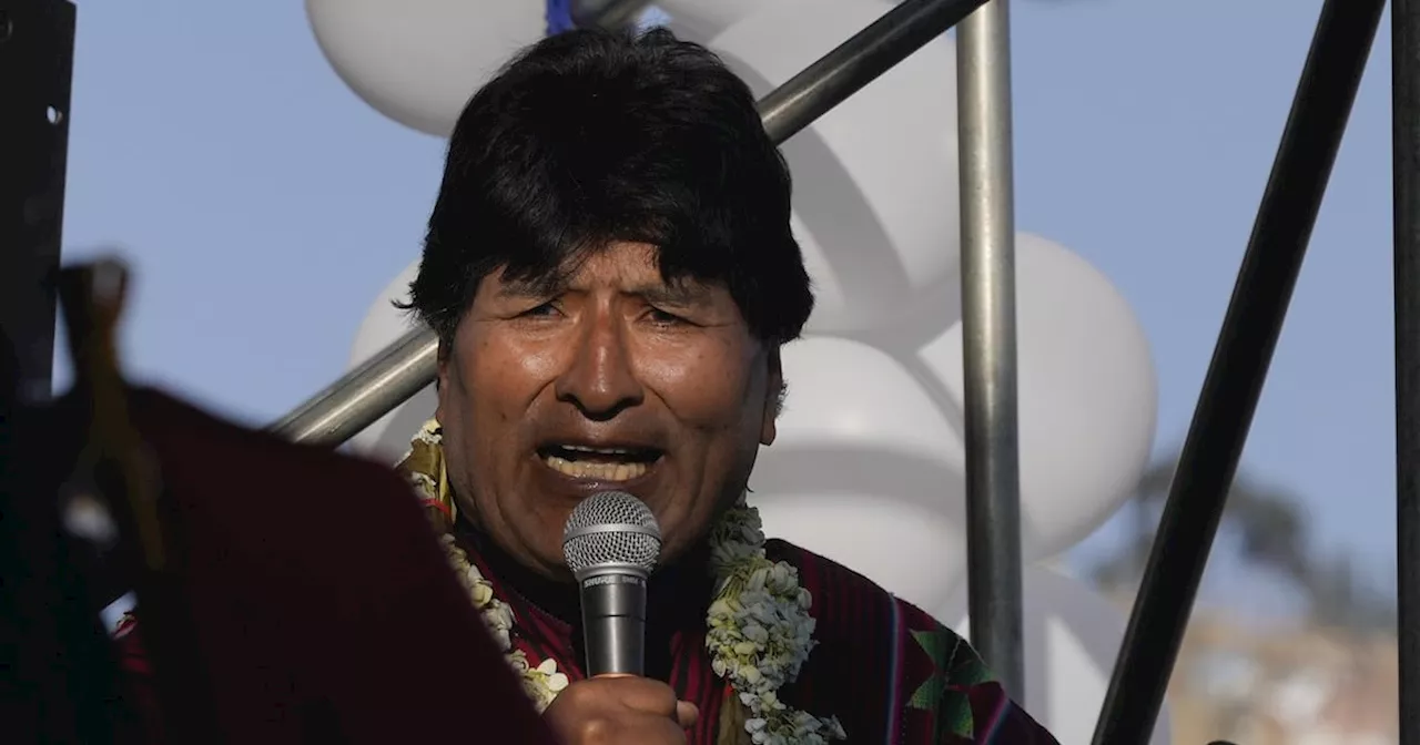 Bolivia's former President Evo Morales claims his car was shot at in attempted assassination