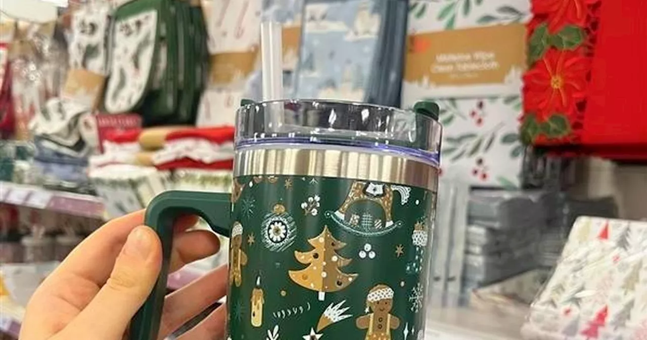 The Range's £7 Christmas Stanley cup alternative keeps drinks 'hot for hours'