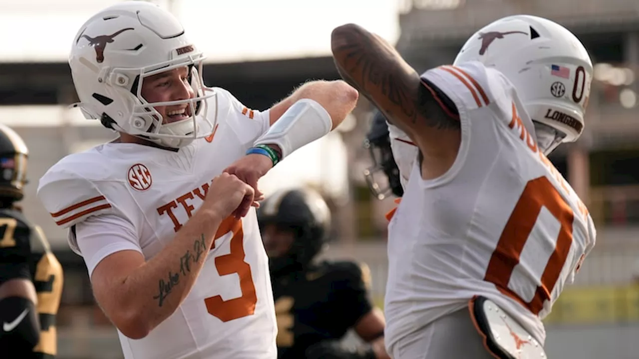 Quinn Ewers bounces back, Longhorns hold off Vanderbilt