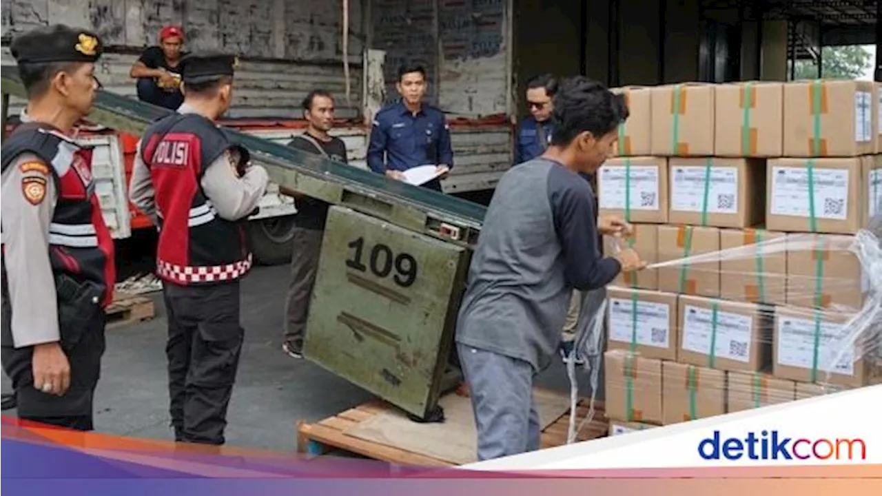 6.548.480 Surat Suara Pilkada Sumsel Tiba, Sortir-Lipat Awal November