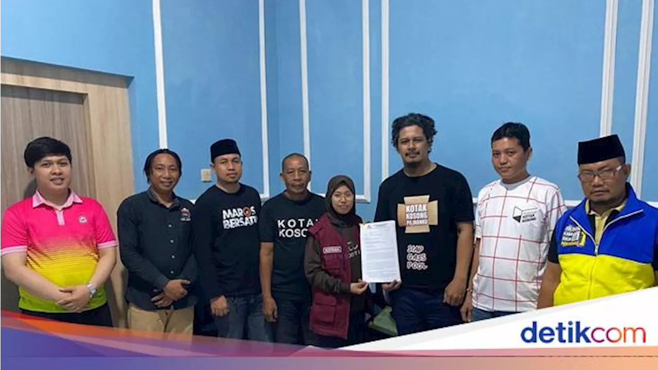 Ketua KPU Maros Diduga Larang PPK Pilih Kotak Kosong Diadukan ke Bawaslu