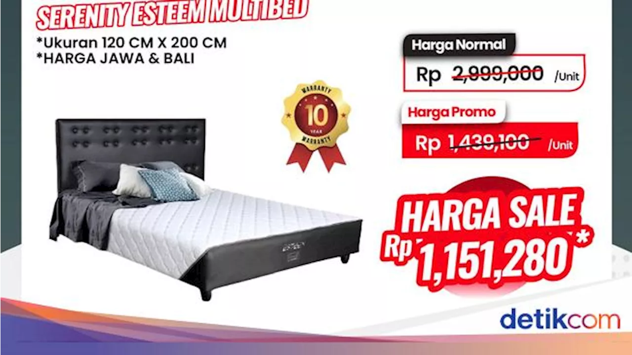 Serbu! Ada Kasur Empuk Rp 1 Jutaan di Transmart Full Day Sale