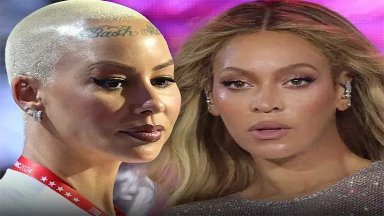 Model Amber Rose claims Beyonce stole her speech to deliver at Kamala Harris's rally