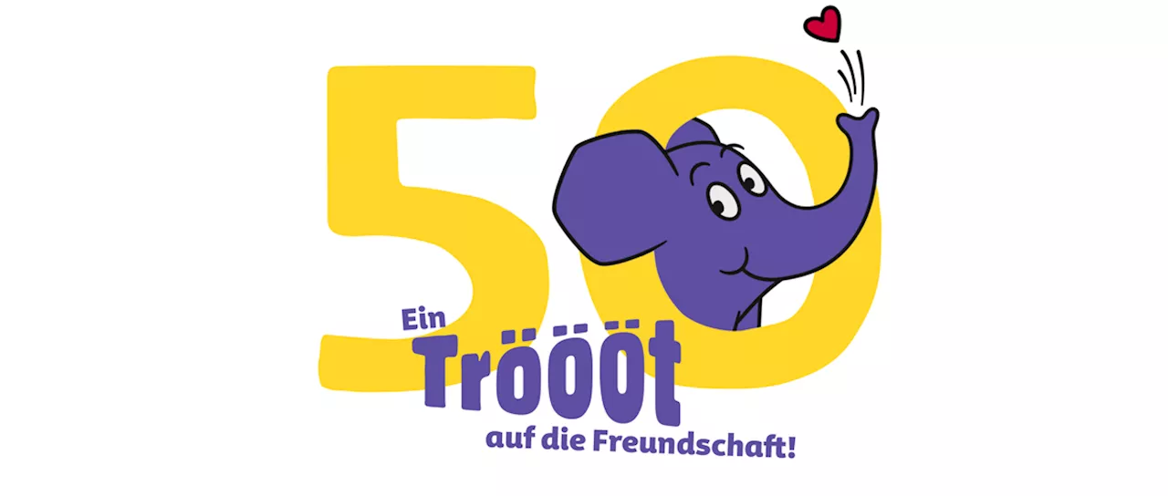 Maus und WDR feiern 50-jähriges Elefant-Jubiläum