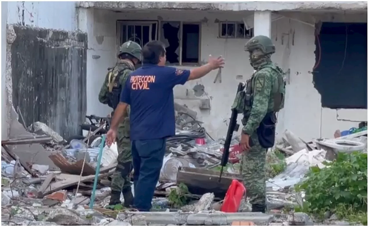 Retiran artefactos explosivos en vivienda de Reynosa, Tamaulipas; hallan bomba del tamaño de una naranja