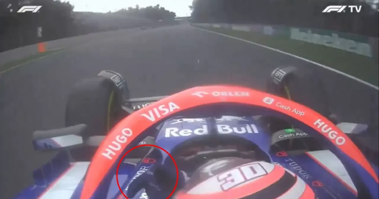 ¡Liam Lawson le muestra el dedo de en medio a Checo Pérez en el Gran Premio de México! (VIDEO)