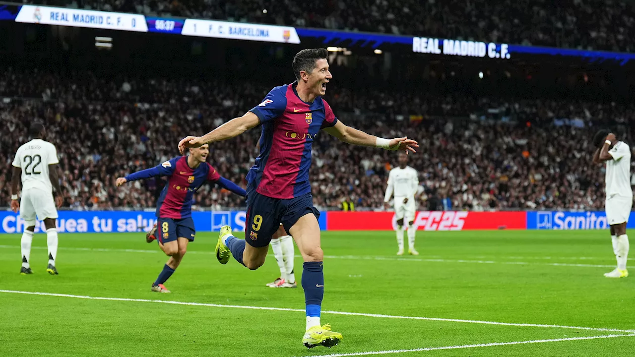 Rating Pemain Barcelona Vs Real Madrid: Robert Lewandowski Adalah Rajanya! Sang Striker Mengungguli Kylian Mbappe & Vinicius Jr Di El Clasico