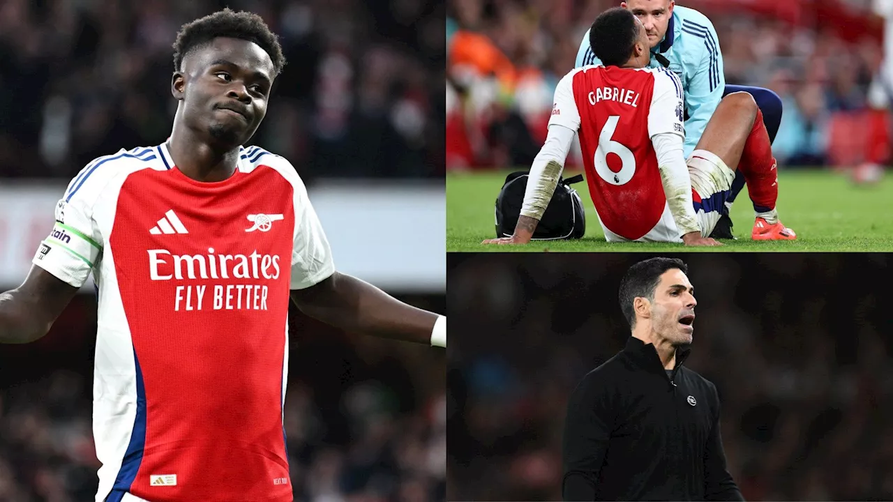 Arsenal player ratings vs Liverpool: Bukayo Saka is back - but Gunners count the cost of Gabriel injury despite Ben White's centre-back heroics