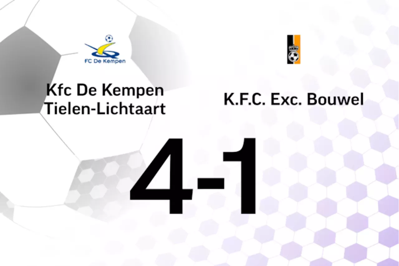 FC De Kempen B Verslaat K.F.C. Exc. Bouwel Met 4-1 En Eindigt Reeks ...