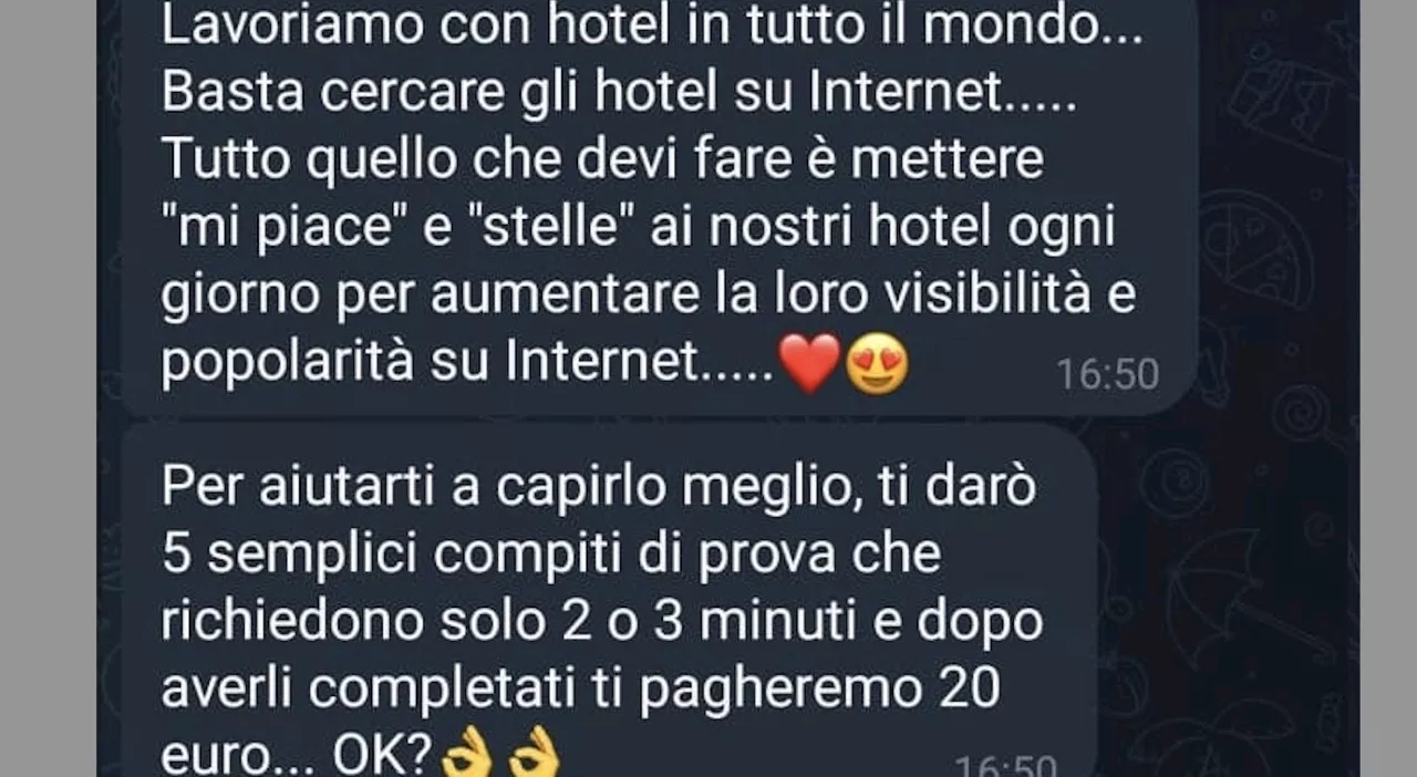 Soldi facili in cambio di like agli alberghi: la nuova truffa viaggia su Telegram