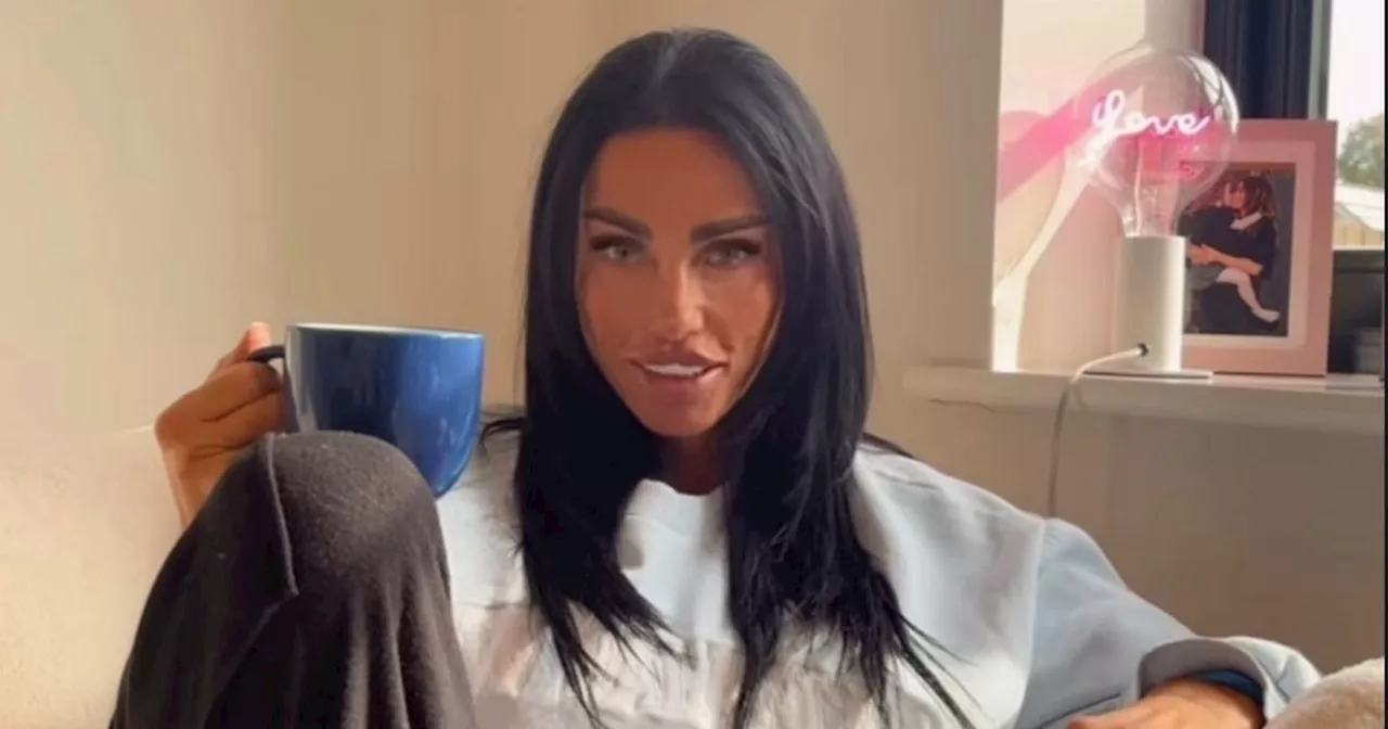 Katie Price seen cuddling newborn 'son' after flooring fans by welcoming twins