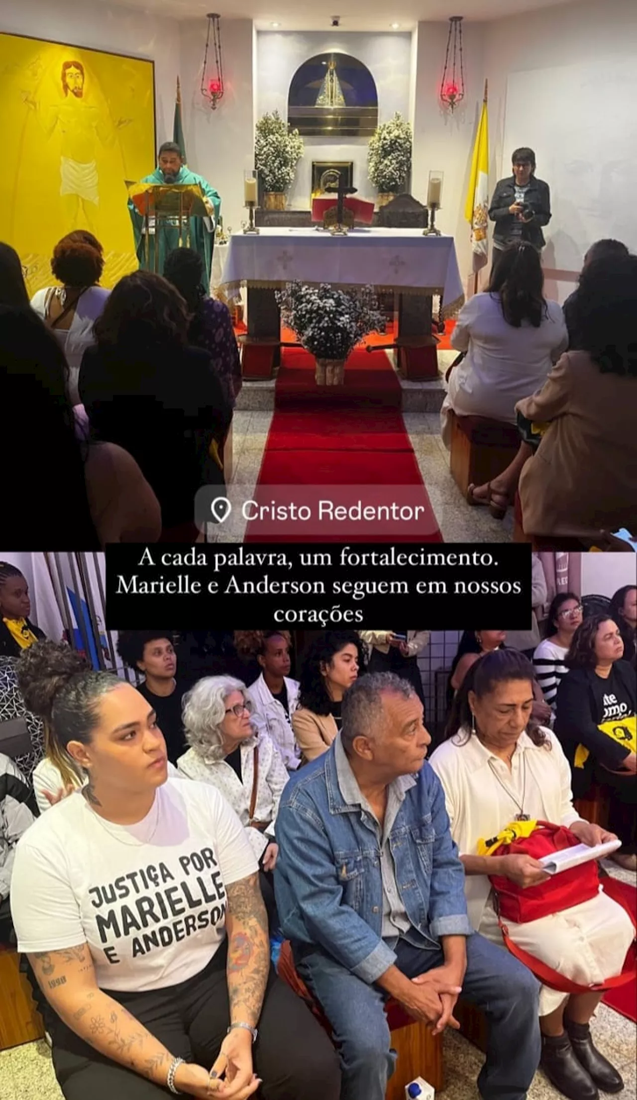 Família de Marielle Franco realiza missa no Cristo Redentor; julgamento dos acusados do crime acontece nesta semana