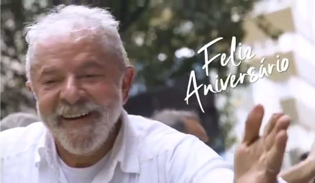 Lula faz aniversário de 79 anos, se torna o presidente mais velho do Brasil, e ganha vídeo de homenagem de Janja e ministros