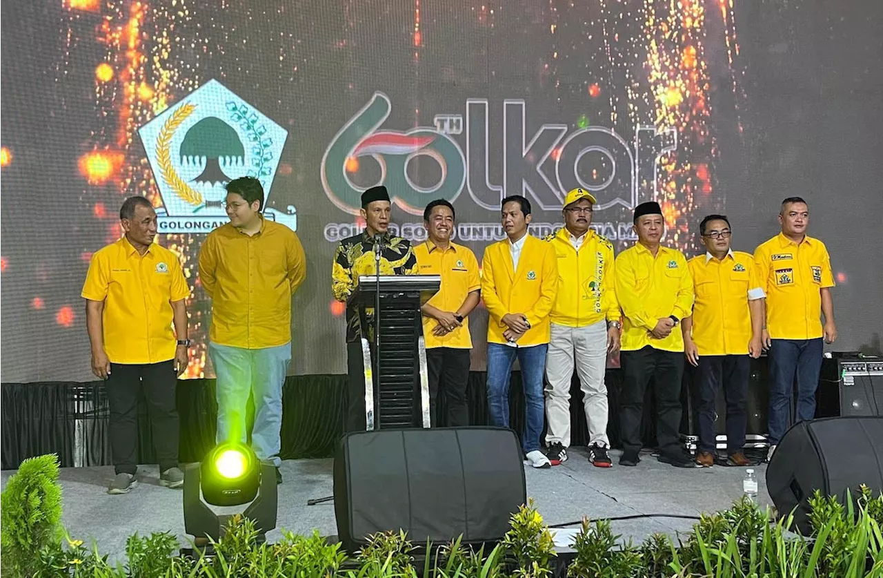 HUT ke-60 Golkar, Jaro Ade Ajak Kader Kuatkan Solidaritas