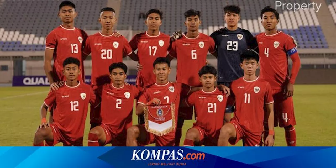 Hasil Timnas U17 Indonesia vs Australia 0-0, Diwarnai Aksi 'Steril' Beberapa Menit Akhir