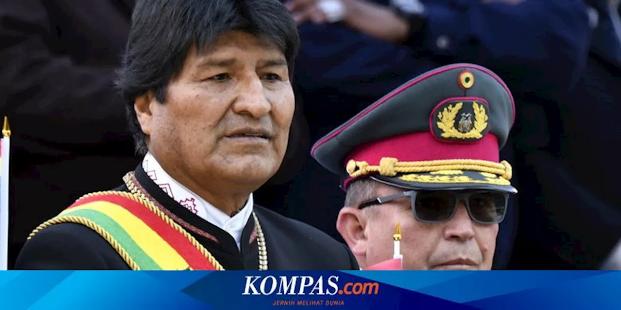 Mantan Presiden Bolivia Evo Morales Diberondong Tembakan, Ada 14 Lubang Peluru di Mobilnya