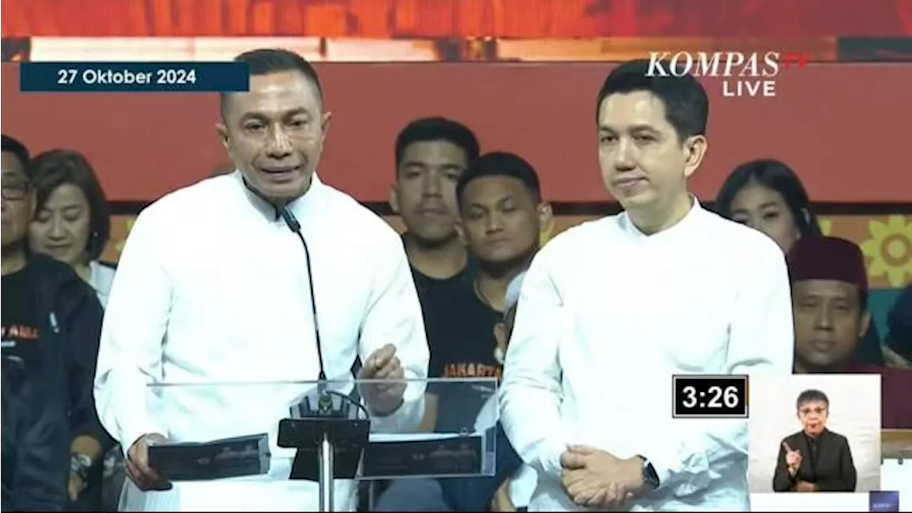 Debat II Pilkada Jakarta 2024: Dharma Pongrekun Jelaskan Program Unggulan Getuk Tular Adab