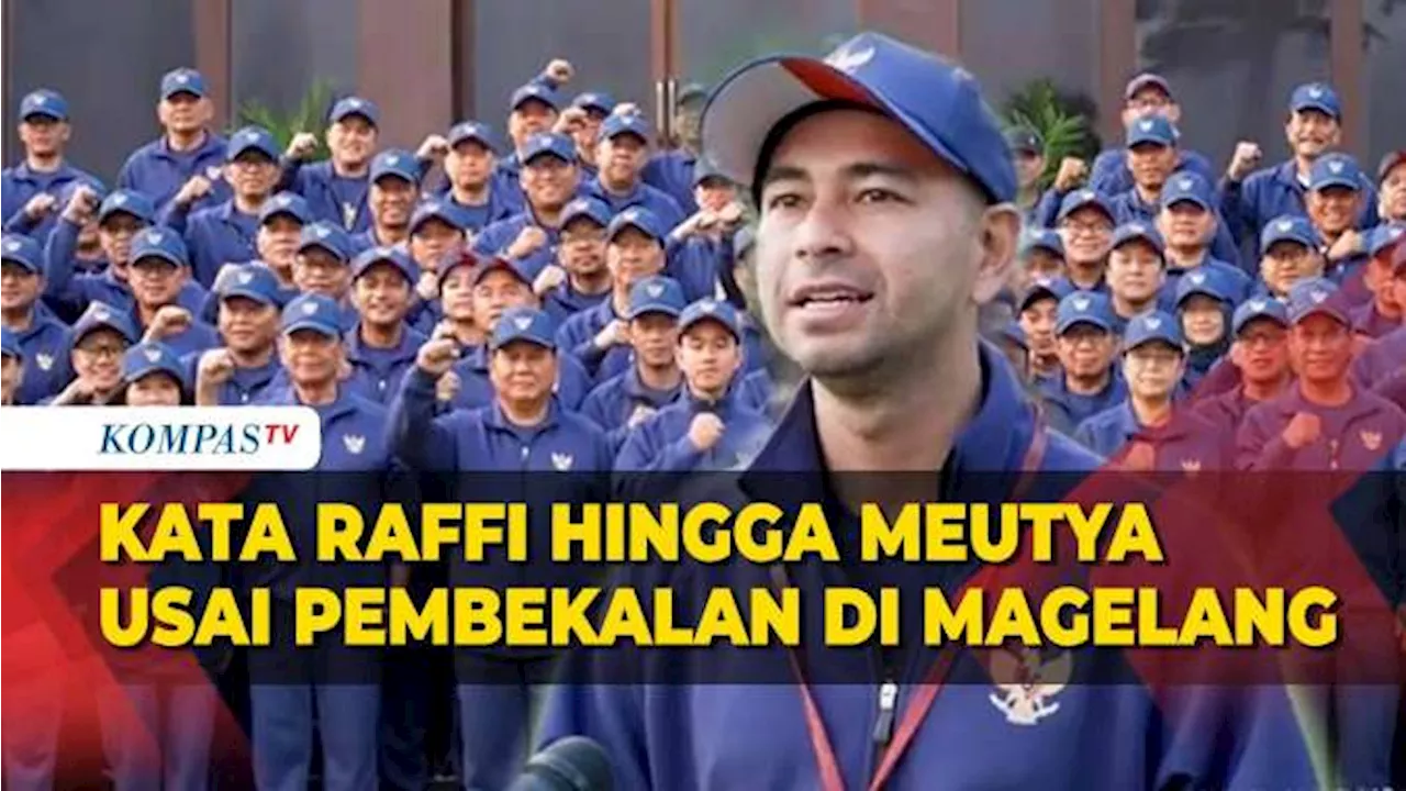 Kesan Airlangga, Raffi Ahmad hingga Meutya Hafid usai Pembekalan Bareng Prabowo di Magelang