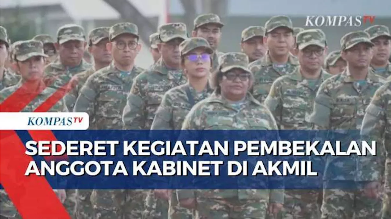 Potret Kebersamaan Kabinet Merah Putih Di Hari Kedua Retret Dan ...