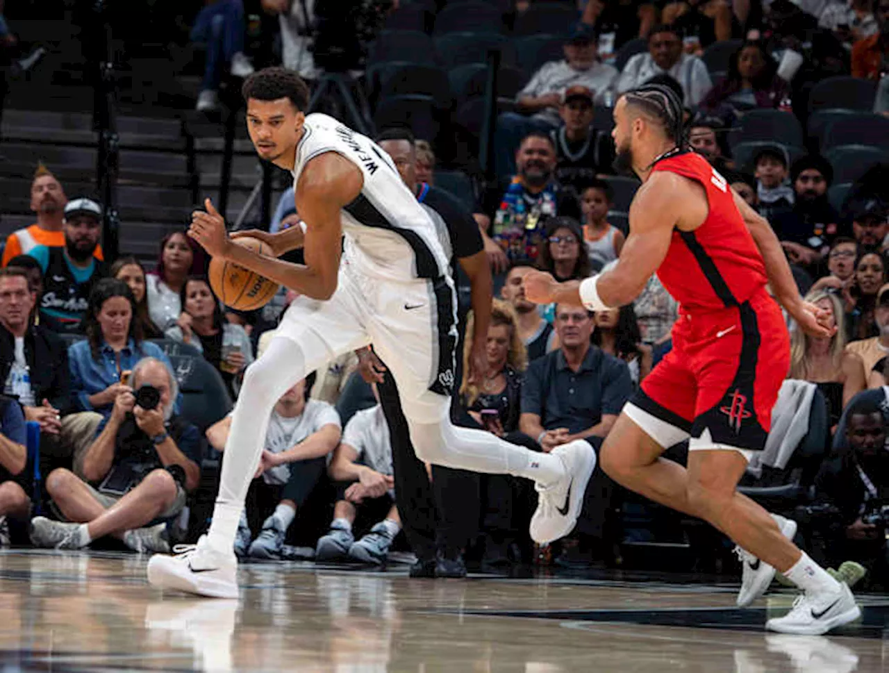 Wembanyama, Sochan help Spurs fend out hard-charging Rockets to win home opener, 109-106