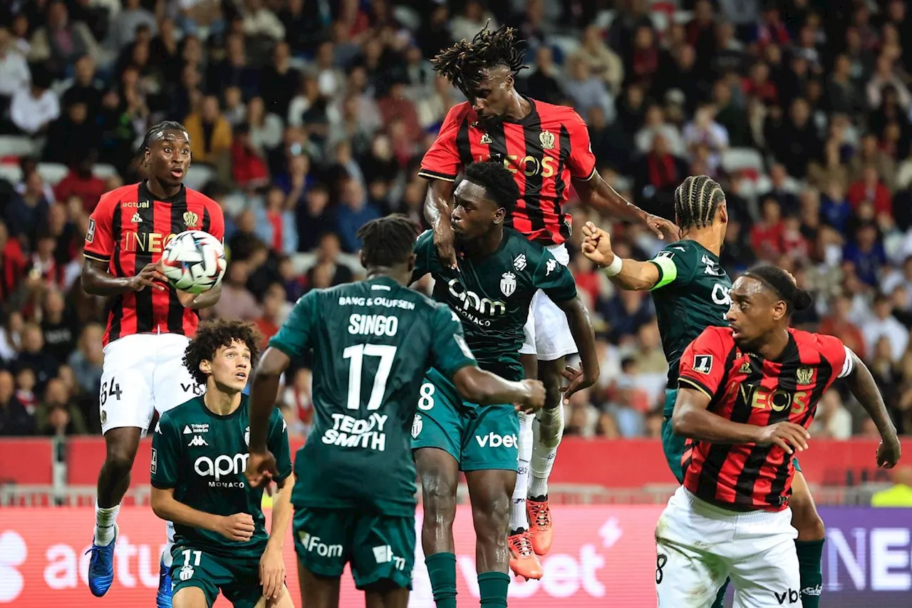 Ligue 1: Nice renverse Monaco, réduit à dix toute la deuxième période