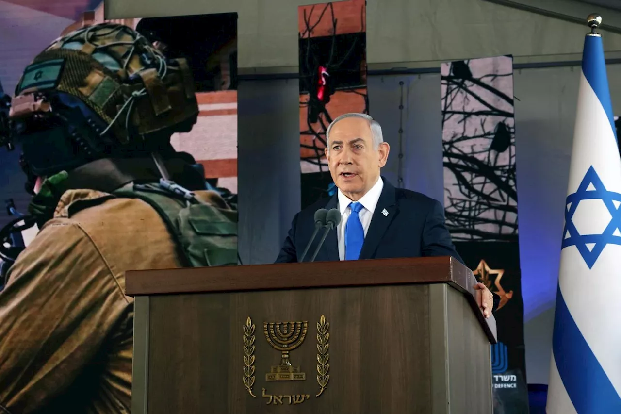 Netanyahu brièvement interrompu par des proches de victimes lors d'un discours pour le 7 octobre