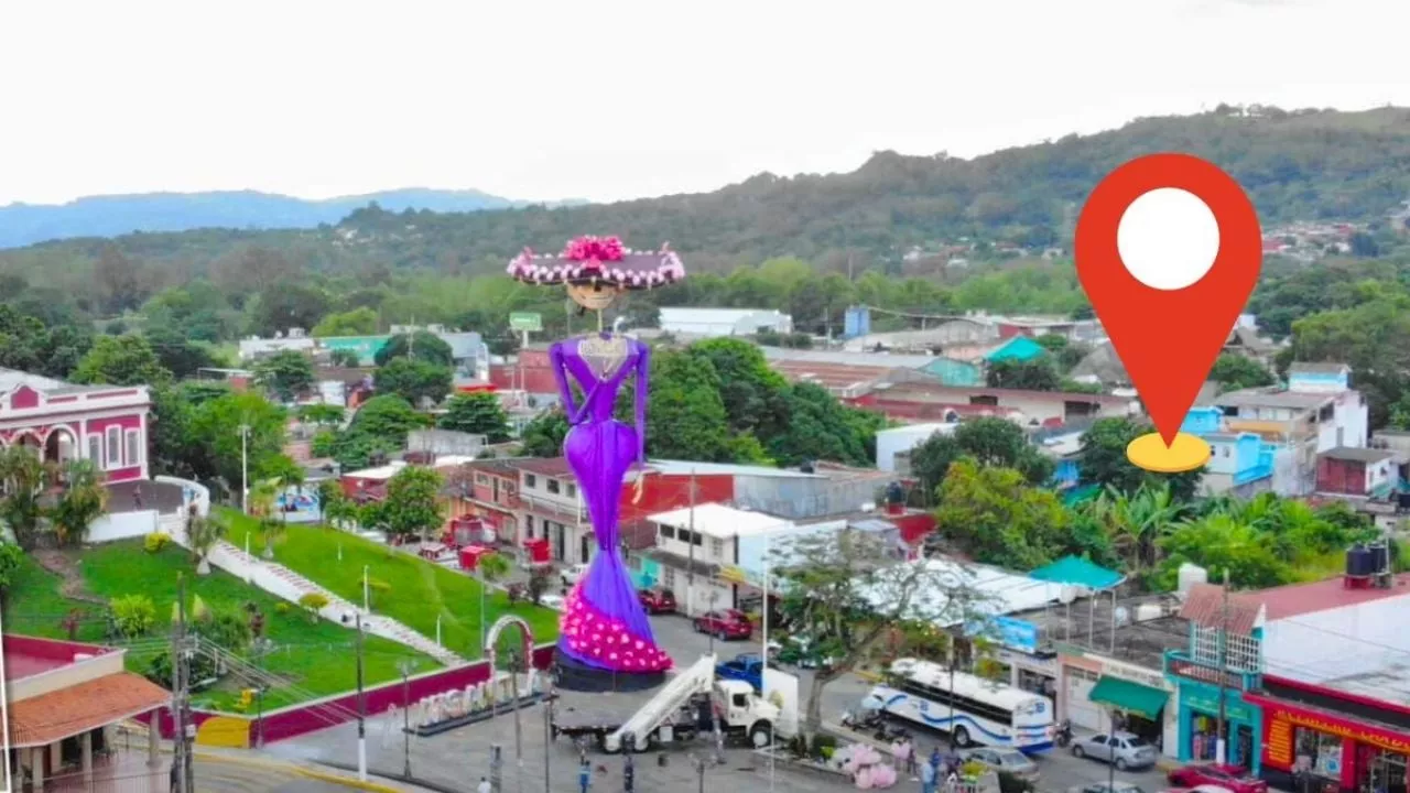 En este municipio de Veracruz se encuentra la catrina más alta de México