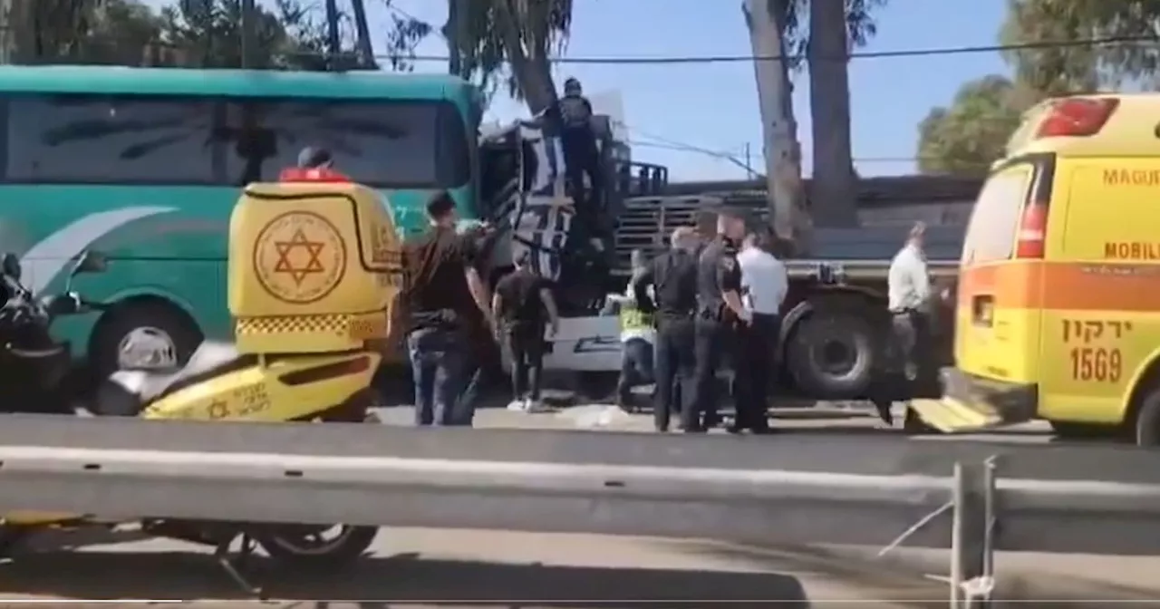 Israele, Tir piomba sulla fermata del bus e schiaccia 40 persone: attentato a Tel Aviv