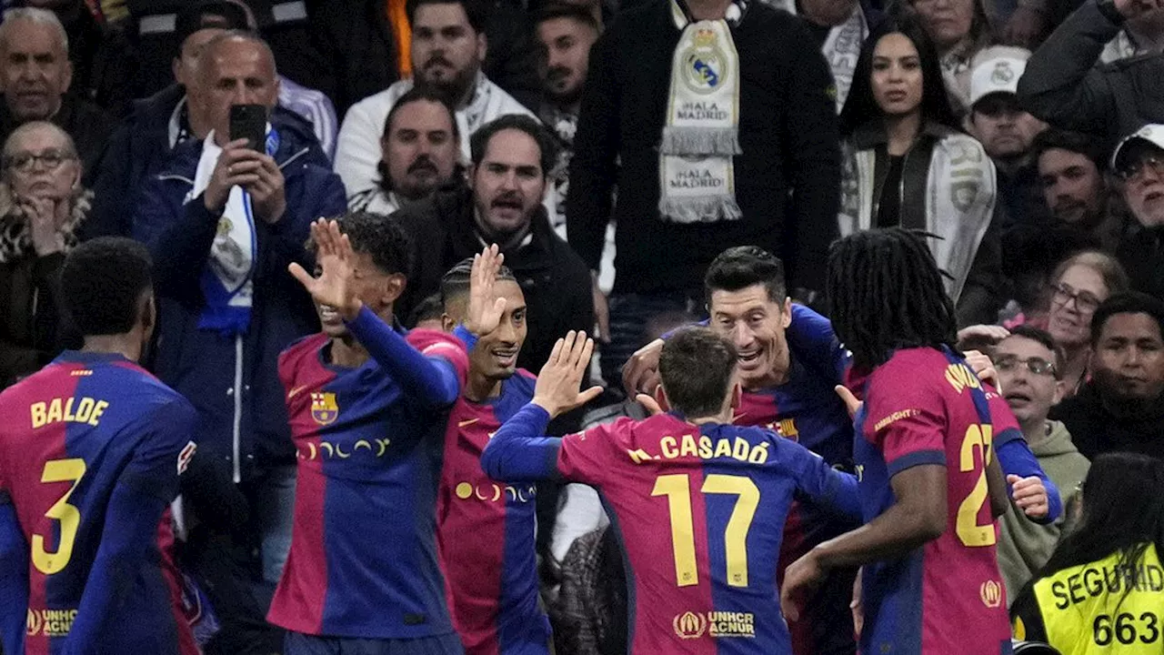 Hasil LaLiga Real Madrid vs Barcelona: Permalukan Los Blancos, El Azulgrana Pesta Gol di El Clasico