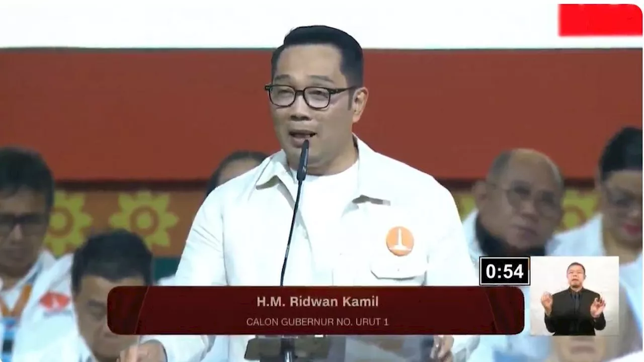 Ridwan Kamil Ingin Jadikan Jakarta Kota Festival di Debat Kedua Pilgub, Apa Itu?