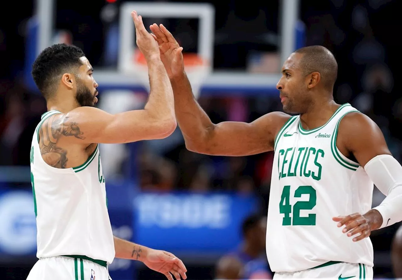 Tatum scores 37 points as Celtics hold off Pistons