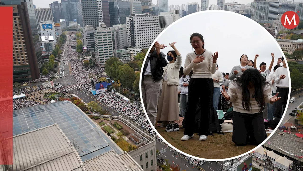 Cristianos protestan en contra de derechos LGBT en Corea del Sur