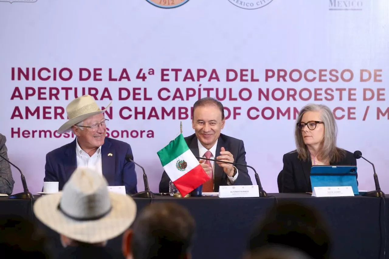 Sonora será un puente para consolidar la relación comercial México-EU: Durazo