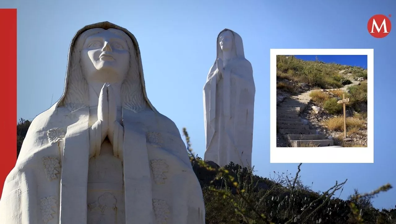 Virgen del Desierto, imponente escultura en medio de un yermo en Gómez Palacio