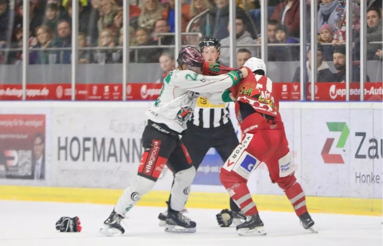 Eisbären Regensburg bleiben gegen die Starbulls ohne Tor und Punkt