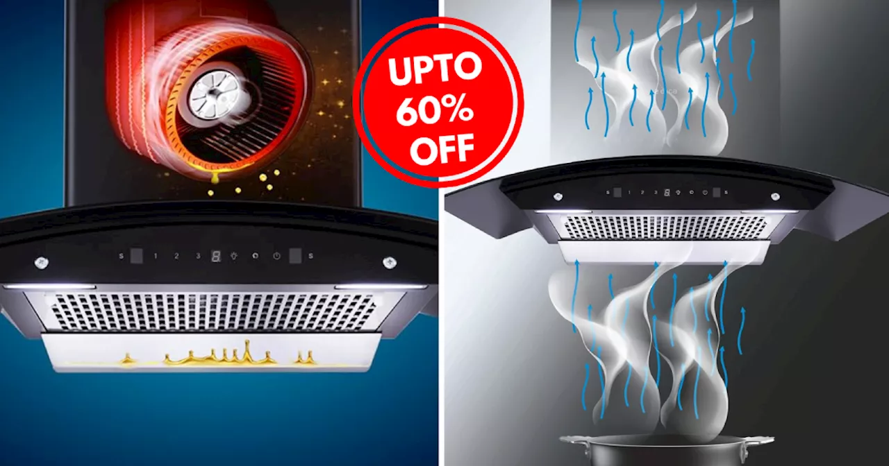 इंडियन रसोई के लिए सूटेबल इन Kitchen Chimney पर मिल रही है 60% तक की छूट, Amazon Sale में मिल रही हैं बेस्ट डील्स