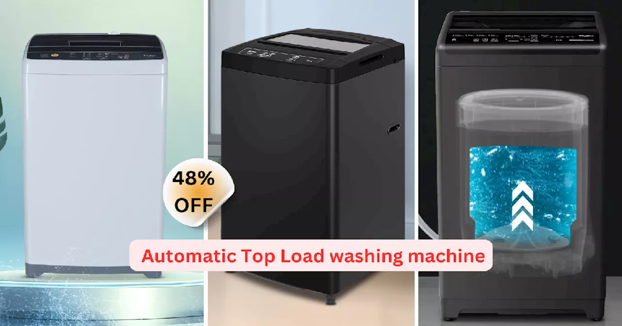 Top Load Washing Machine पर आई 48% की छूट, 2 दिन में खत्म होगी Amazon Great Indian Festival Sale, अभी लपकें डील