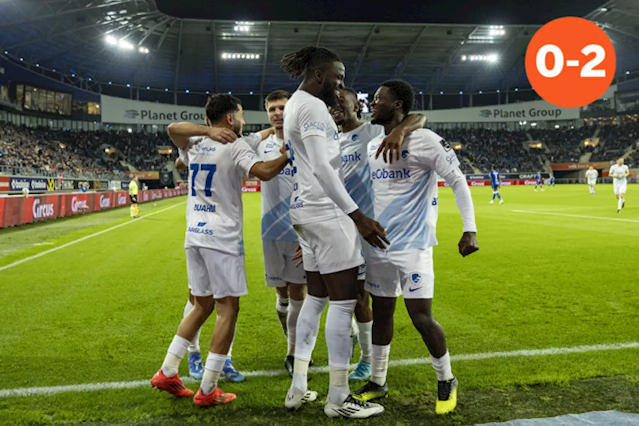 Zwierig Racing Genk rekent na rust af met machteloos AA Gent