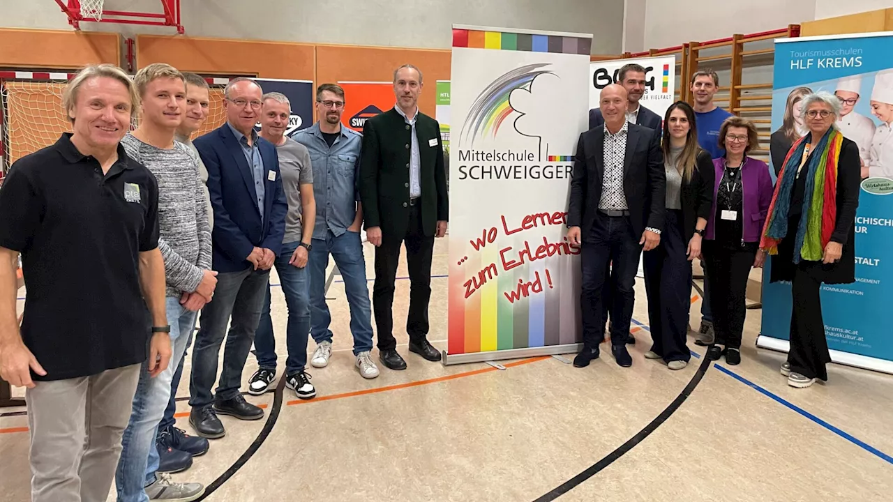 Berufsinfomesse an Mittelschule Schweiggers