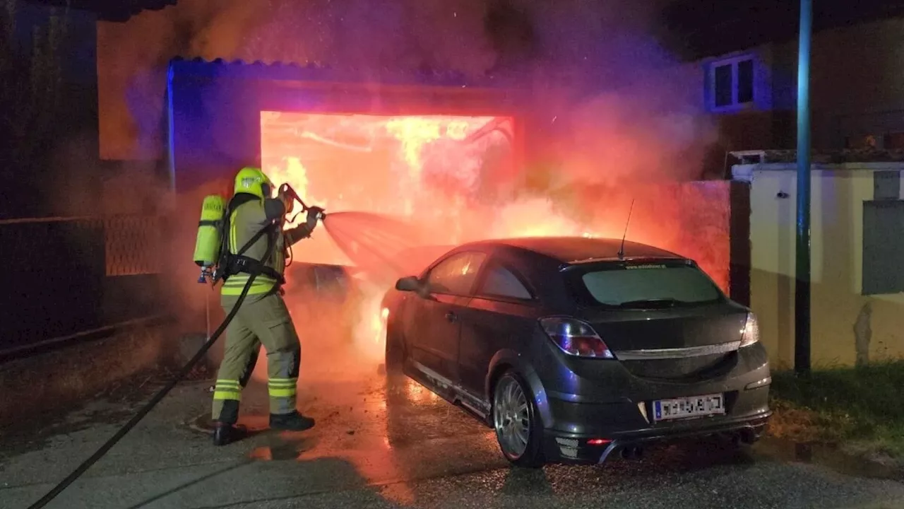 Garagenbrand in Felixdorf: Hausbewohner evakuiert