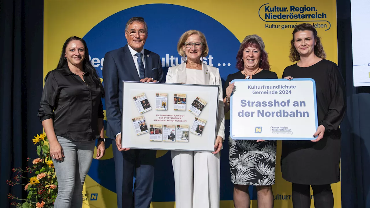 Strasshof ist kulturfreundlichste Gemeinde im Bezirk